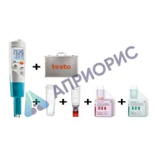 Комплект с принадлежностями pH-метр Testo-206-pH1 (0...14 pH, карманный, с кейсом)
