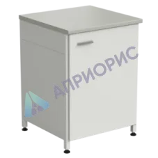 Тумба 3 ящика 610х610х850, верхний ящик - роликовые направляющие, нижние ящики - направляющие полного выдвижения, LABGRADE-лайт
