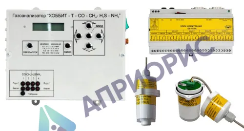 ХОББИТ-Т-H2 газоанализатор водорода с цифровой индикацией многоканальный стационарный