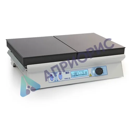 Плита нагревательная ПЛКС-02 лабораторная двухсекционная со стеклокерамической поверхностью