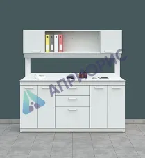 СТОЛ ЛАБОРАТОРНЫЙ С ШКАФОМ-НАДСТРОЙКОЙ