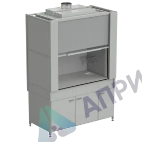Шкаф вытяжной с коконом из стеклопластика с водой с ВЗБ светильником 1500х820х2240 мм, раб. поверхность - LABGRADE