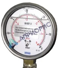 Поверка вакуумметра показывающего 213.54