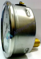 Поверка манометров с трубкой Бурдона, медный сплав или нержавеющая сталь модели 112.28, 132.28