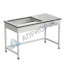 Приставка для весового стола 1200х600х750, раб. поверхность - LABGRADE (весовой стол слева)