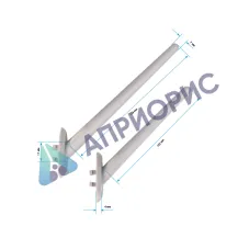 Сушилка для пробирок Stegler 0362В (полипропилен, 27 мест, 400х550х110 мм)