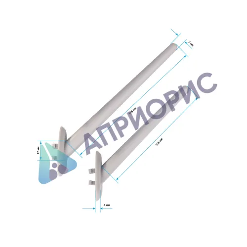 Сушилка для пробирок Stegler 0362В (полипропилен, 27 мест, 400х550х110 мм)