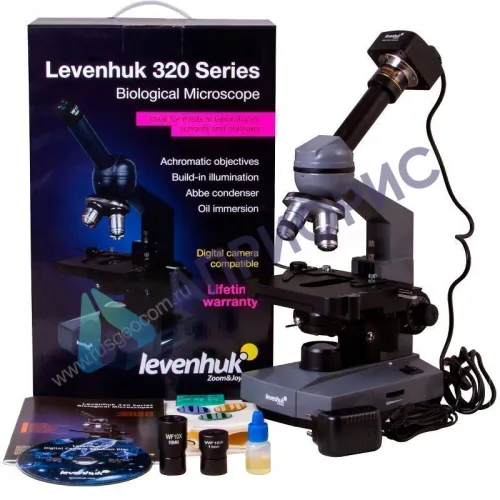 Цифровой микроскоп Levenhuk D320L PLUS