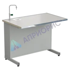 Стол демонстрационный с подводом воды 1212х750х900, раб. поверхность - LABGRADE-лайт