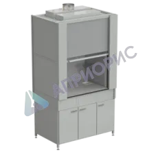 Шкаф вытяжной с коконом из стеклопластика с водой с ВЗБ светильником 1200х820х2240 мм, раб. поверхность - LABGRADE