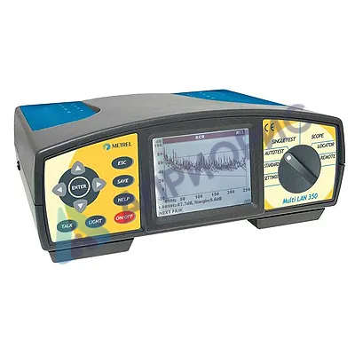 Поверка анализатора кабельных сетей Metrel MI 2016 Multi LAN 350