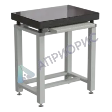 Стол для весов малый 630*450*750 мм с выдвижной полкой, цвет каркаса - серый, гранит