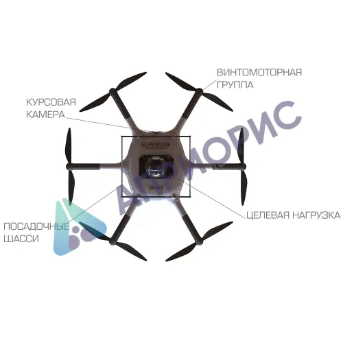Гексакоптер Supercam X6M2