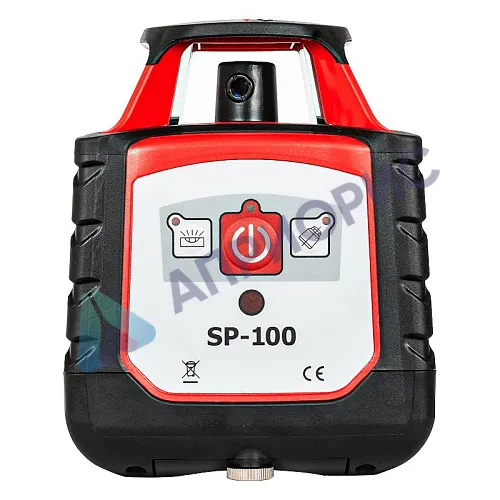 Комплект: ротационный нивелир RGK SP-100 + штатив, рейка