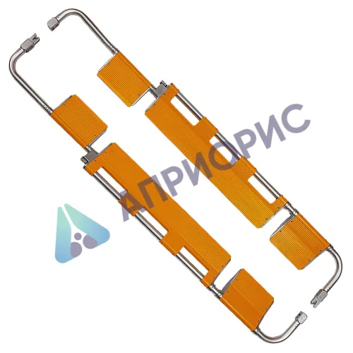 Медицинские носилки ковшовые с ремнями DDJ-3C (ортопедические, металлические)