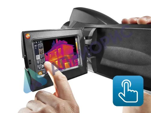 комплект testo 890 - тепловизор инфракрасный с двумя объективами