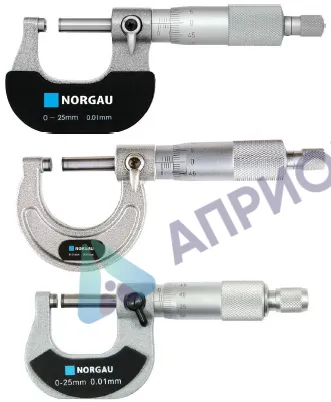 Поверка микрометра торговой марки «NORGAU» 041 001, 041 057