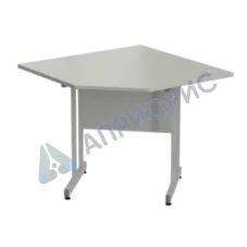 Стол угловой 1100х1100х900 мм, раб. поверхность - ЛАМИНАТ СЕРЫЙ