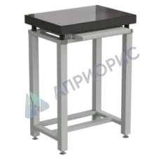 Стол для весов малый 630x450x900 мм, с выдвижной полкой, цвет каркаса - серый, гранит