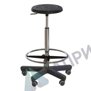Табурет лабораторный на роликах (высота 620-760 мм) (полиуретан)
