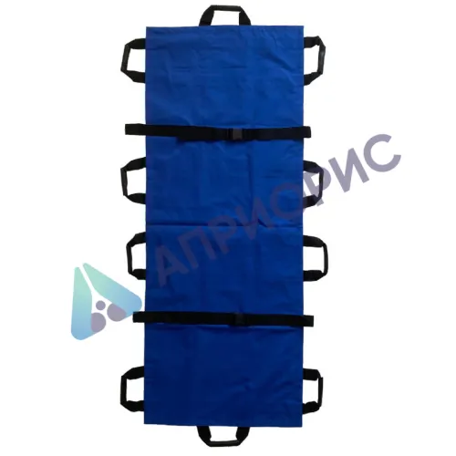 Мягкие бескаркасные носилки с ремнями DDJ-8A (синие)