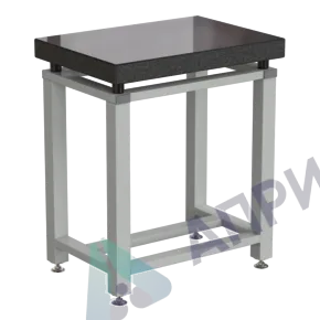 Стол для весов малый 630х450х750 мм, гранит, цвет каркаса - серый