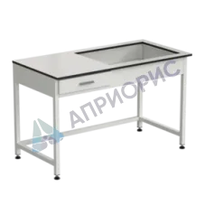 Приставка для весового стола 1200х600х750, раб. поверхность - LABGRADE (весовой стол справа)