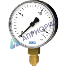 Поверка манометров с трубкой Бурдона, медный сплав модели 111.10, 111.12