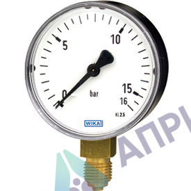 Поверка манометров с трубкой Бурдона, медный сплав модели 111.10, 111.12