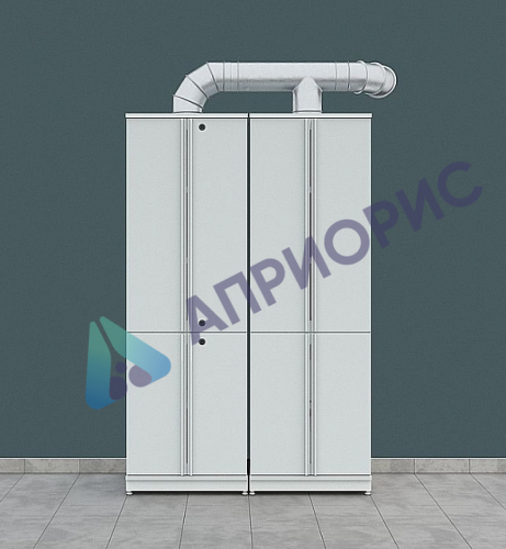 ШКАФ КИСЛОТОСТОЙКИЙ ДЛЯ ХРАНЕНИЯ РЕАКТИВОВ ЛК-600 ШРП