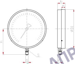 Поверка манометров котловых Тип ТМ, серия 10
