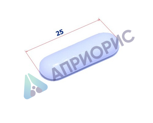 Якорь для магнитной мешалки (магнитный якорь) 25*7 мм. Якорь для магнитной мешалки (магнитный якорь) 25*7 мм.