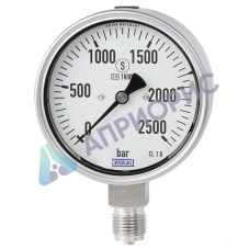 Поверка манометров с трубкой Бурдона, нержавеющая сталь PG23HP-S