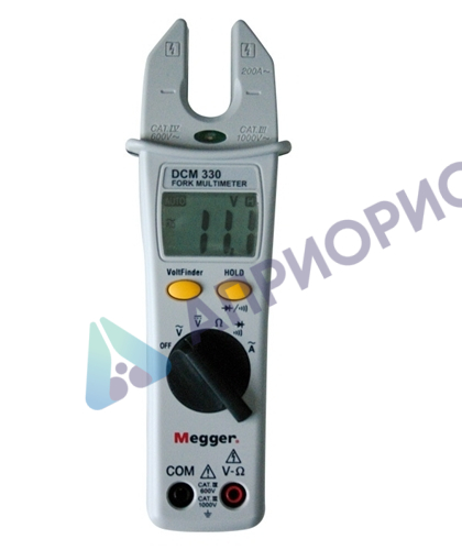 Поверка токовых клещей Megger DCM330