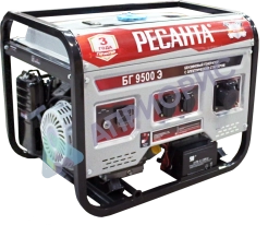 Бензиновый генератор Ресанта БГ 9500 Э