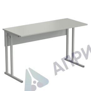 Стол ученический упрощенный 1200х500х700, раб. поверхность - ЛАМИНАТ СЕРЫЙ