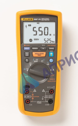 Комплект Fluke 1587KIT/62MAX+ FC - мультиметр-мегомметр c функцией беспроводной связи + токовые клещи + инфракрасный термометр