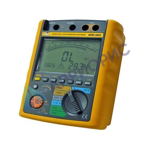 Поверка измерителя сопротивления изоляции АКИП-8602