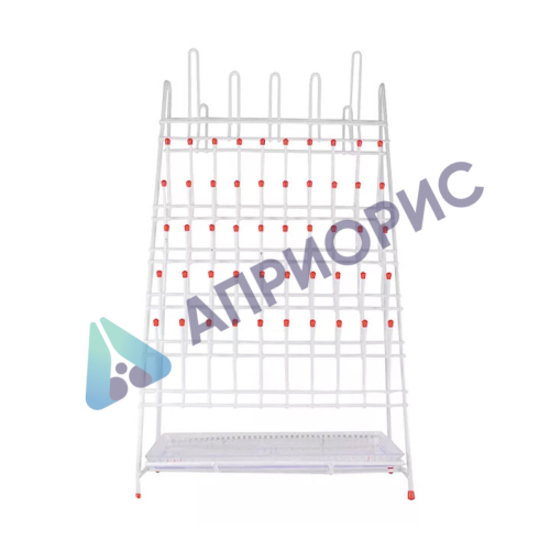 Сушилка лабораторная универсальная для пробирок и колб на 55 мест Stegler