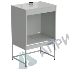 Шкаф для нагревательных печей 1210x870x1895 мм, серый металл, раб. поверхность - КЕРАМОГРАНИТ