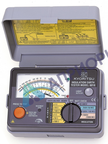 Поверка измерителя сопротивления заземления аналогового 4102А, 6017, 6018