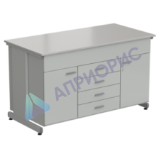 Стол-тумба 2 двери + 5 ящиков 1500х750х900, DURCON