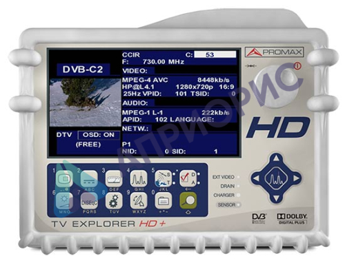 Поверка анализатора телевизионного UNIVERSAL TV EXPLORER HD/HD+