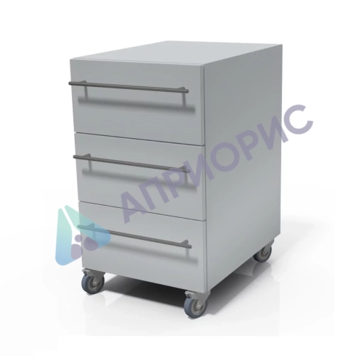 Тумба подкатная из меламина с 3 ящиками Салават (модель S/L, S/H, L/L, L/H)