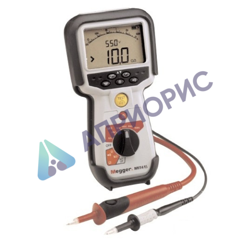 Поверка мегаомметра Megger MIT415