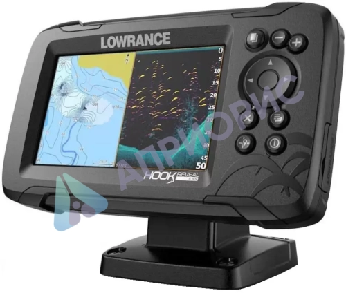 Эхолот-картплоттер Lowrance HOOK2-5 SPLITSHOT US COASTAL/ROW