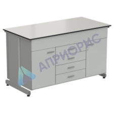 Стол-тумба 2 двери + 5 ящиков 1500х750х900, LABGRADE