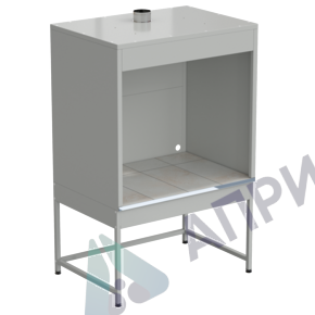 Шкаф для нагревательных печей 1210x870x1895 мм, серый металл, раб. поверхность - КЕРАМИКА