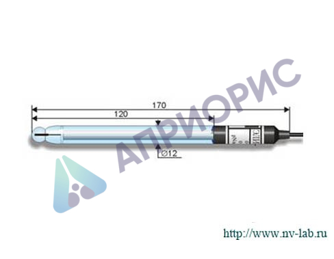 Электрод ионоселективный ЭЛИС-112Na (стеклянный)