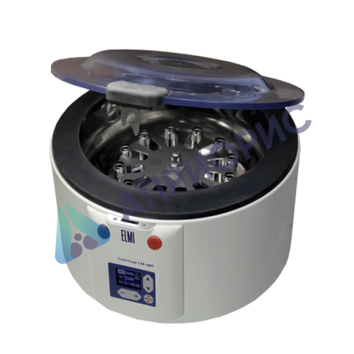 Центрифуга лабораторная ELMI СМ-6MT (ротор 6M.02, 100-3500 об/мин, 24 проб. до 12 мл, цифр., таймер)